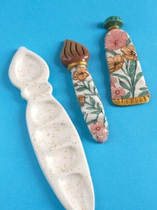 Template – Brush Holder & Paint Palette