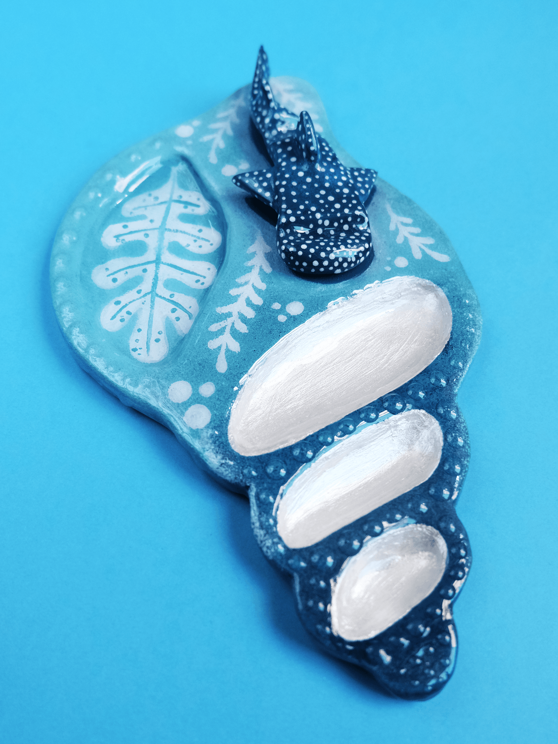 Template – Blue Seashell - Image 4