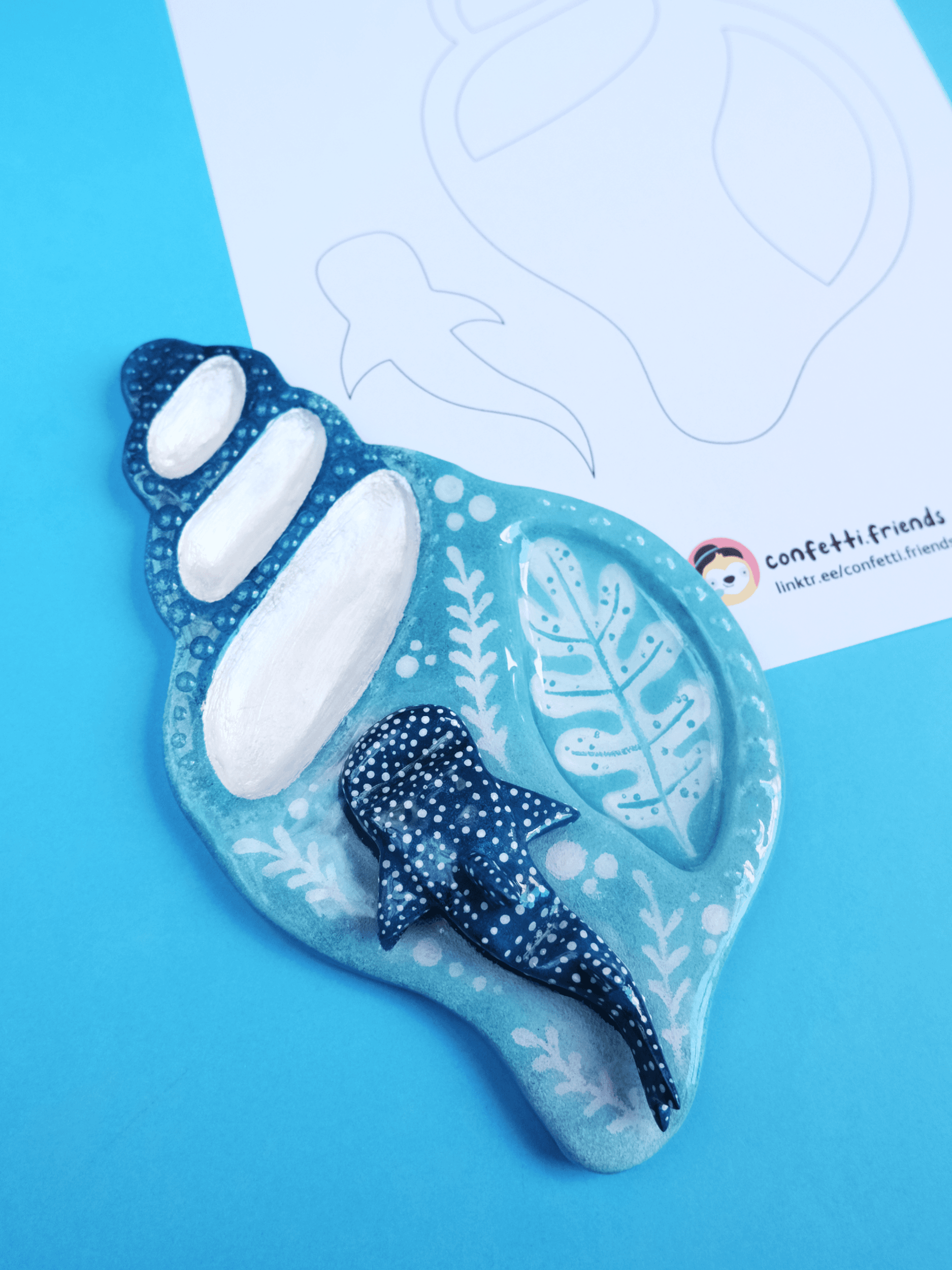 Template – Blue Seashell - Image 7