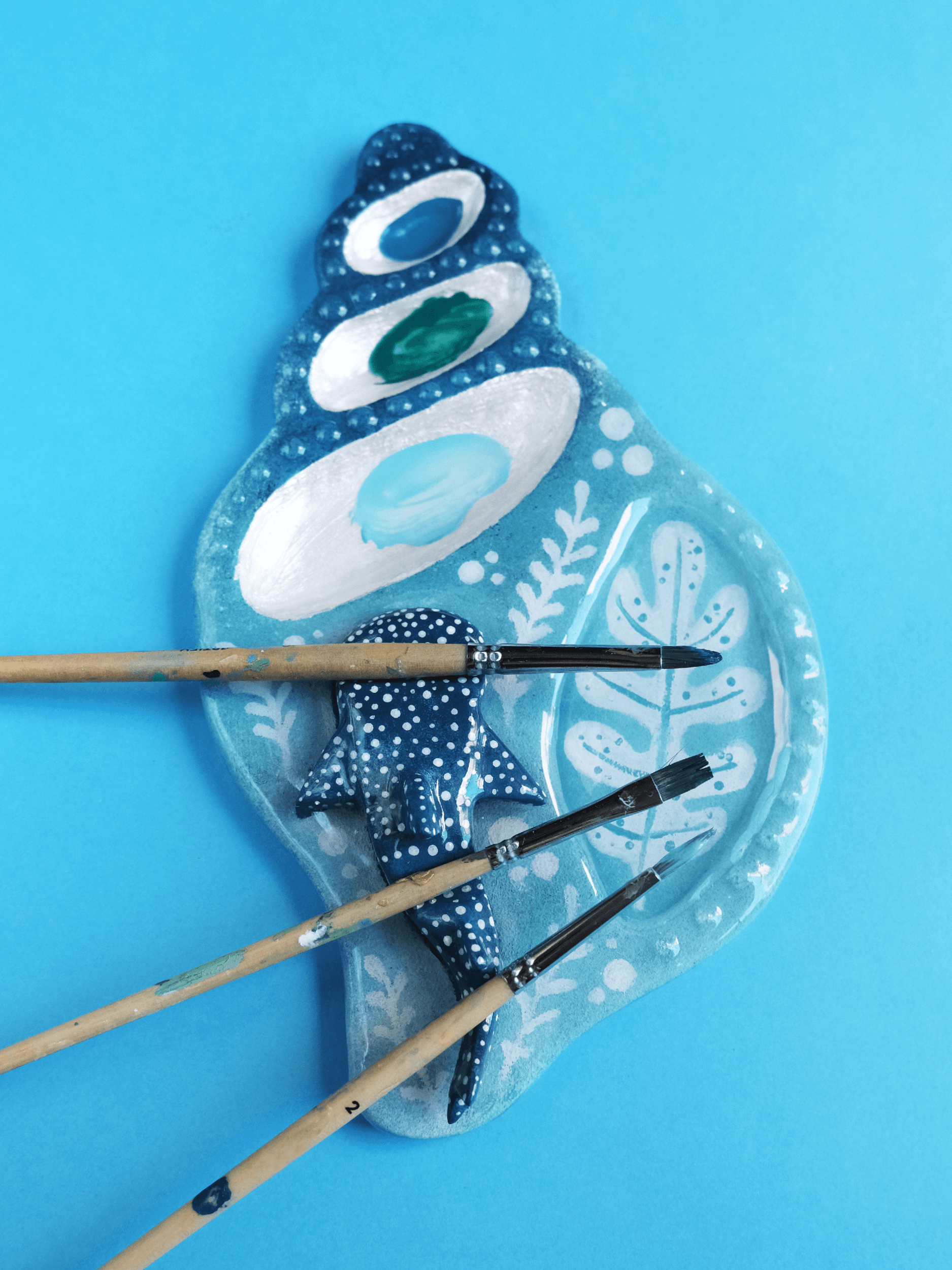 Template – Blue Seashell - Image 6