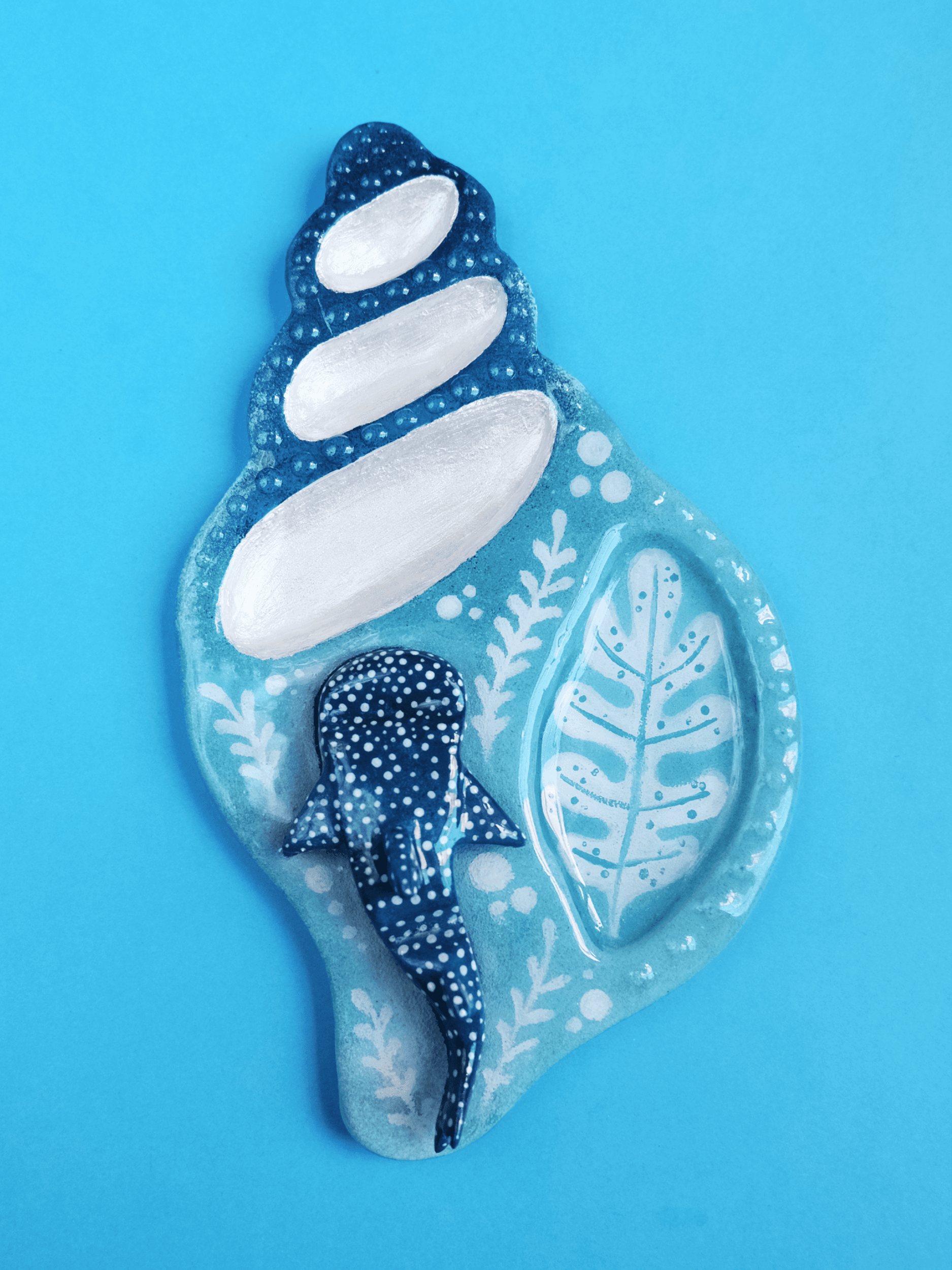 Template – Blue Seashell